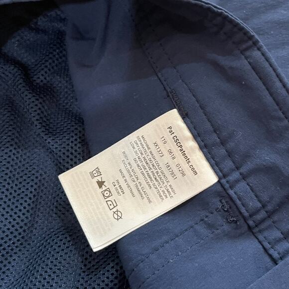 Columbia PFG Womens Aruba Roll-Up Pants Blue Nylon Size 14 - Picture 5 of 8